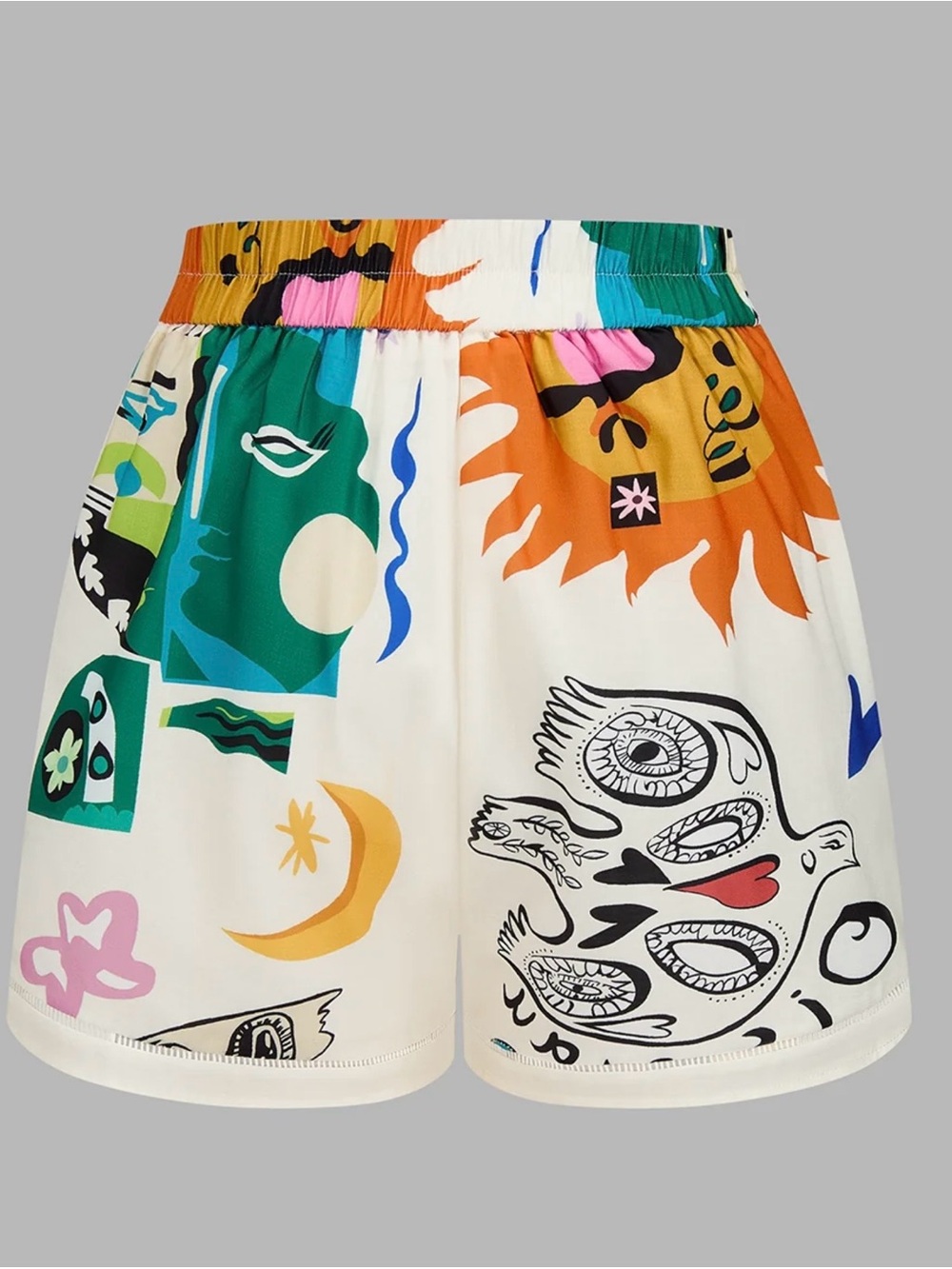 Commense Abstract Art Print Vest & Shorts Set - Medium - Picture 7 of 9